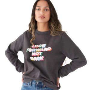 ban.do 'Look Forward' Grey Crewneck Sweatshirt